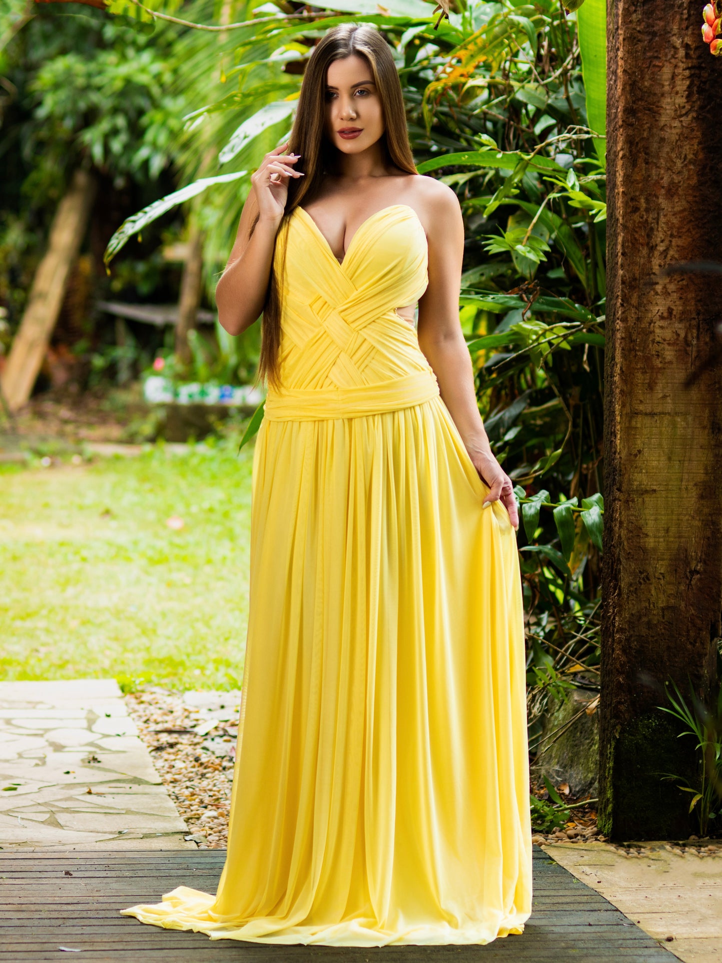VESTIDO MANUELA - Amarelo