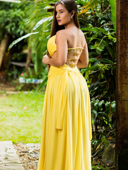 VESTIDO MANUELA - Amarelo