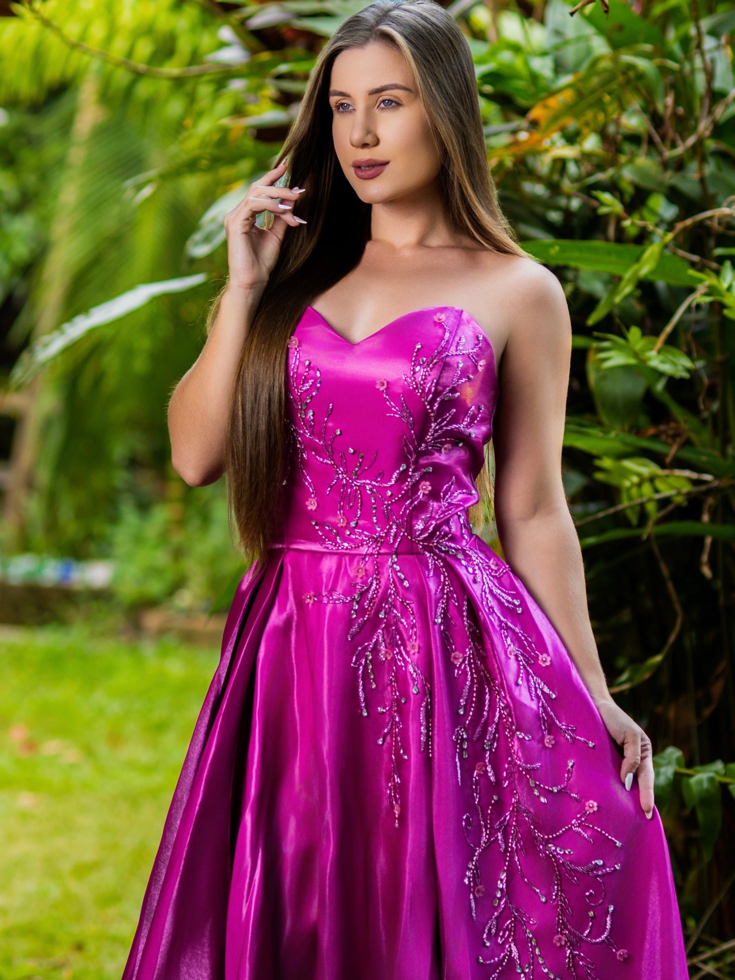 VESTIDO ELISA - Fúcsia