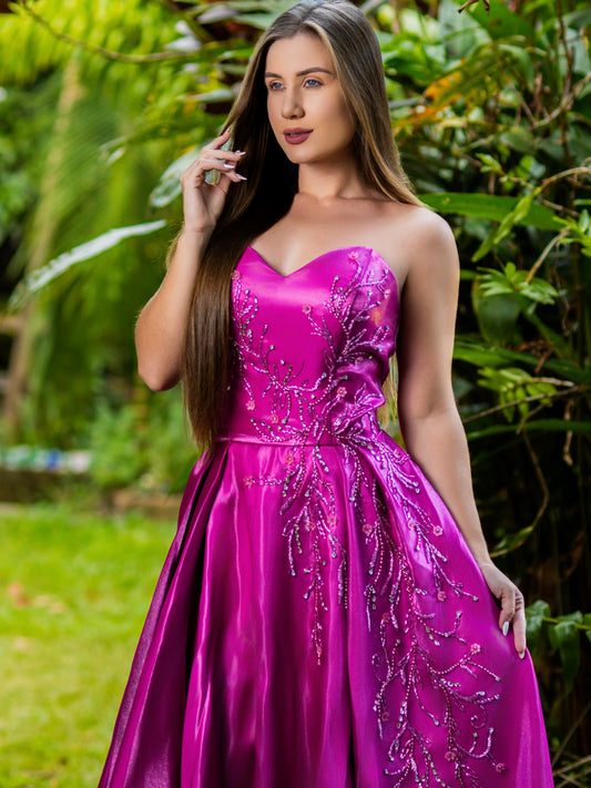 VESTIDO ELISA - Fúcsia