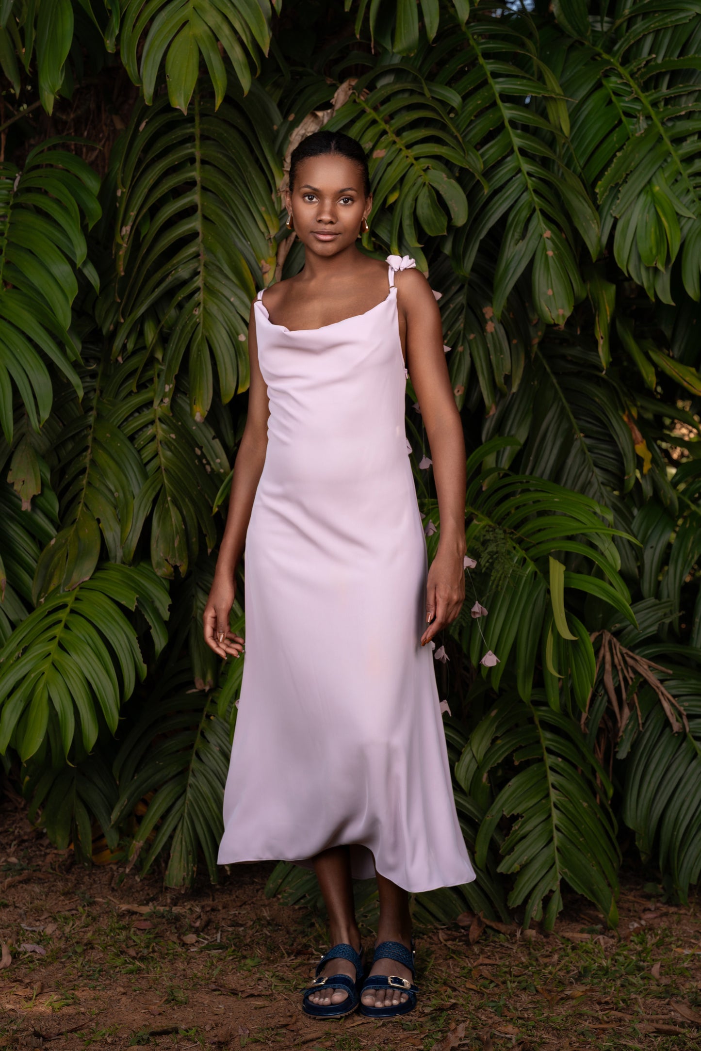 VESTIDO MIDI ITAPUÃ - Rosa Mauve
