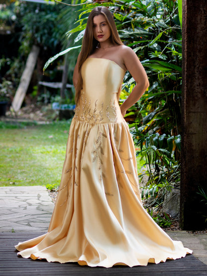 VESTIDO LÍVIA - Amarelo