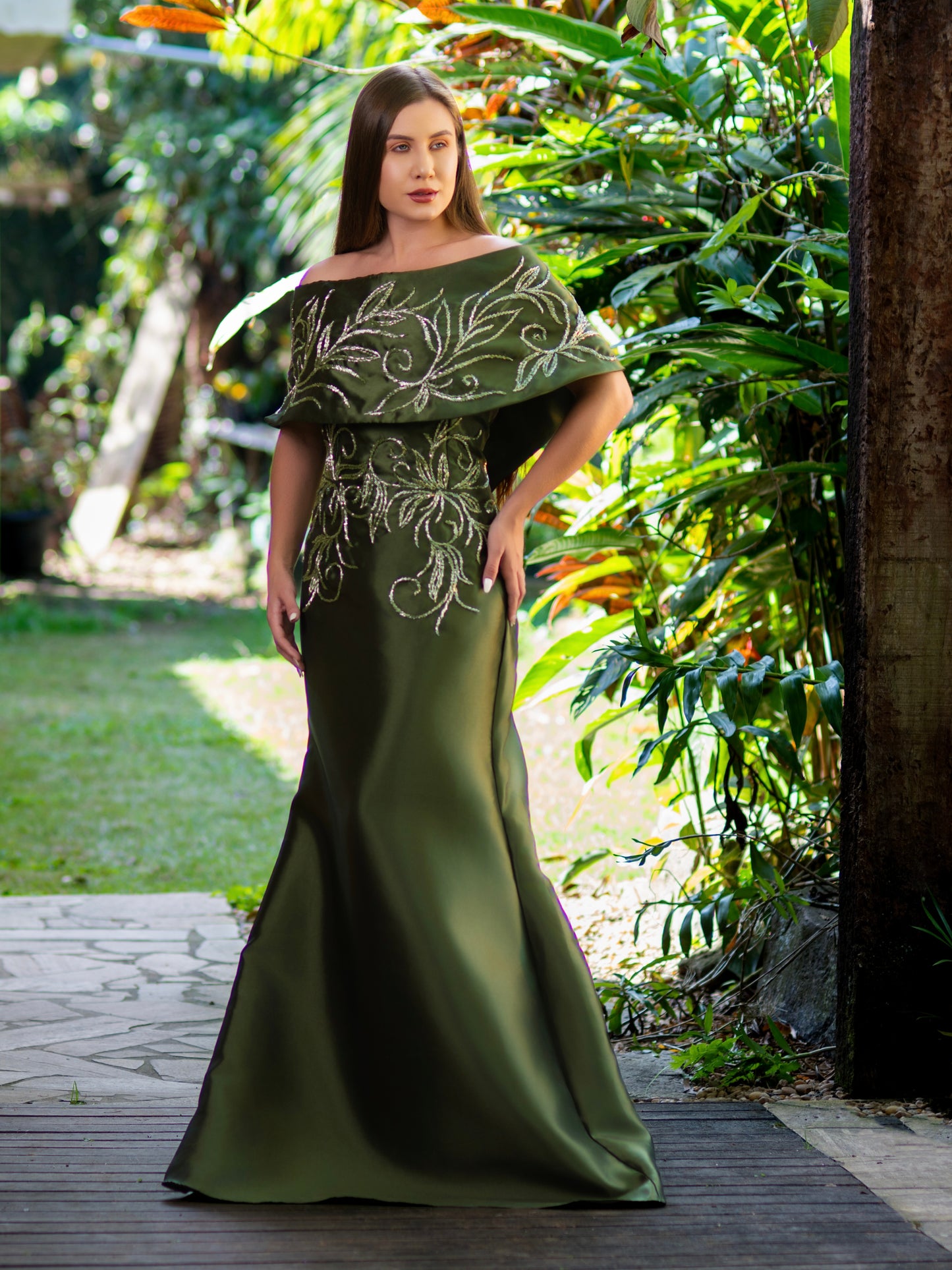 VESTIDO HELENA - Verde Oliva
