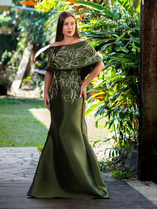 VESTIDO HELENA - Verde Oliva