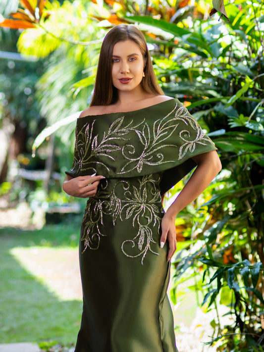 VESTIDO HELENA - Verde Oliva