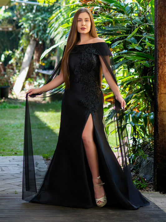 VESTIDO GENEBRA - Preto
