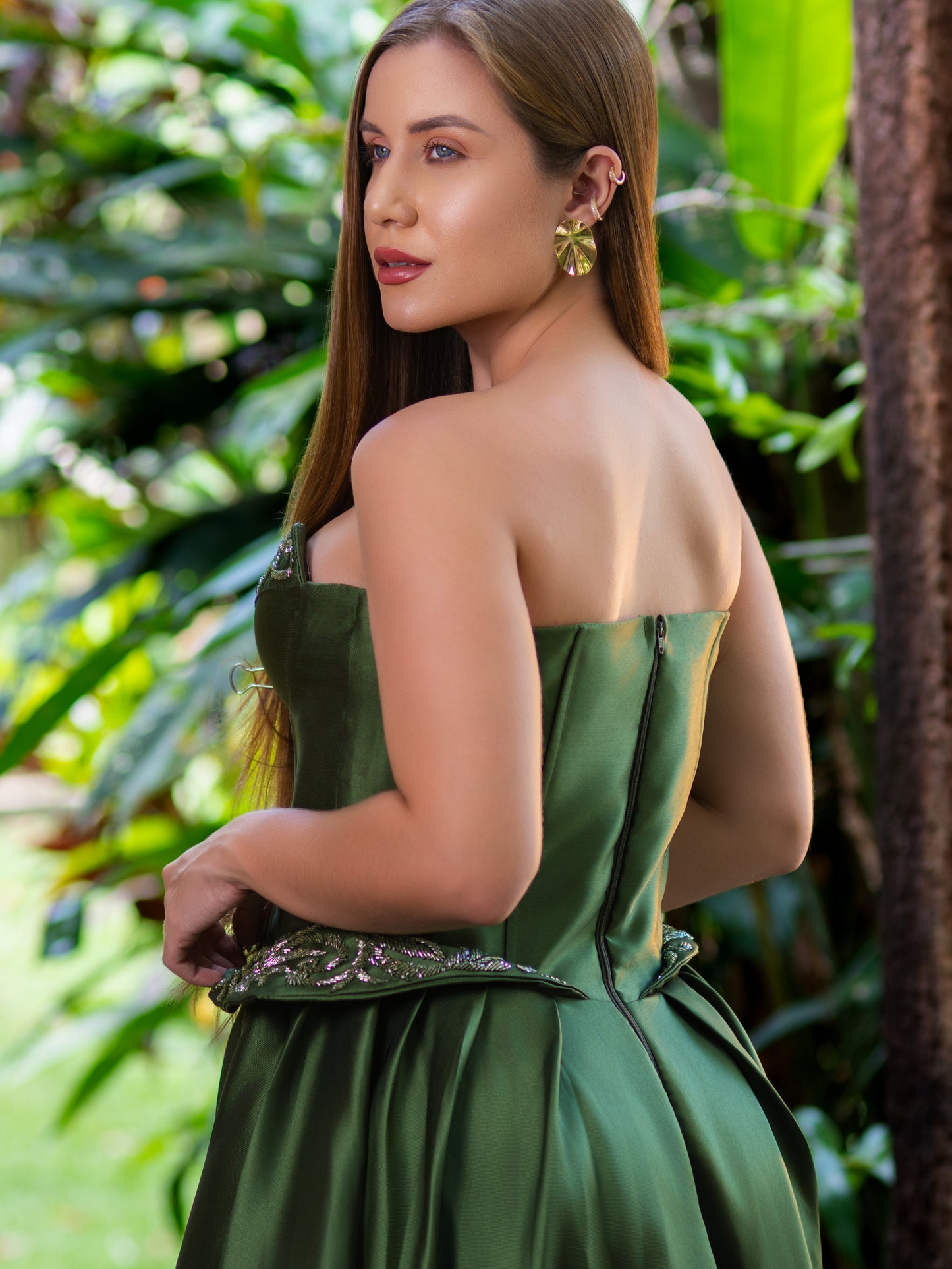 VESTIDO JÚLIA - Verde Oliva