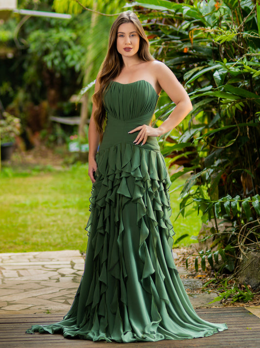 VESTIDO POSITANO - Verde Oliva