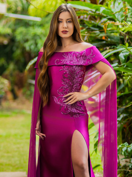 VESTIDO GENEBRA - Fúcsia