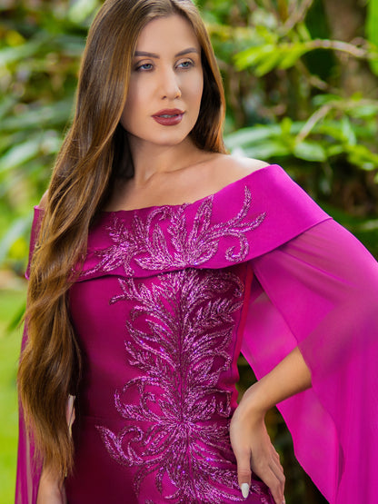 VESTIDO GENEBRA - Fúcsia
