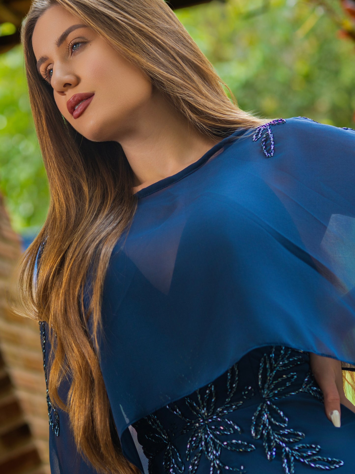 VESTIDO ALESSIA - Azul Marinho