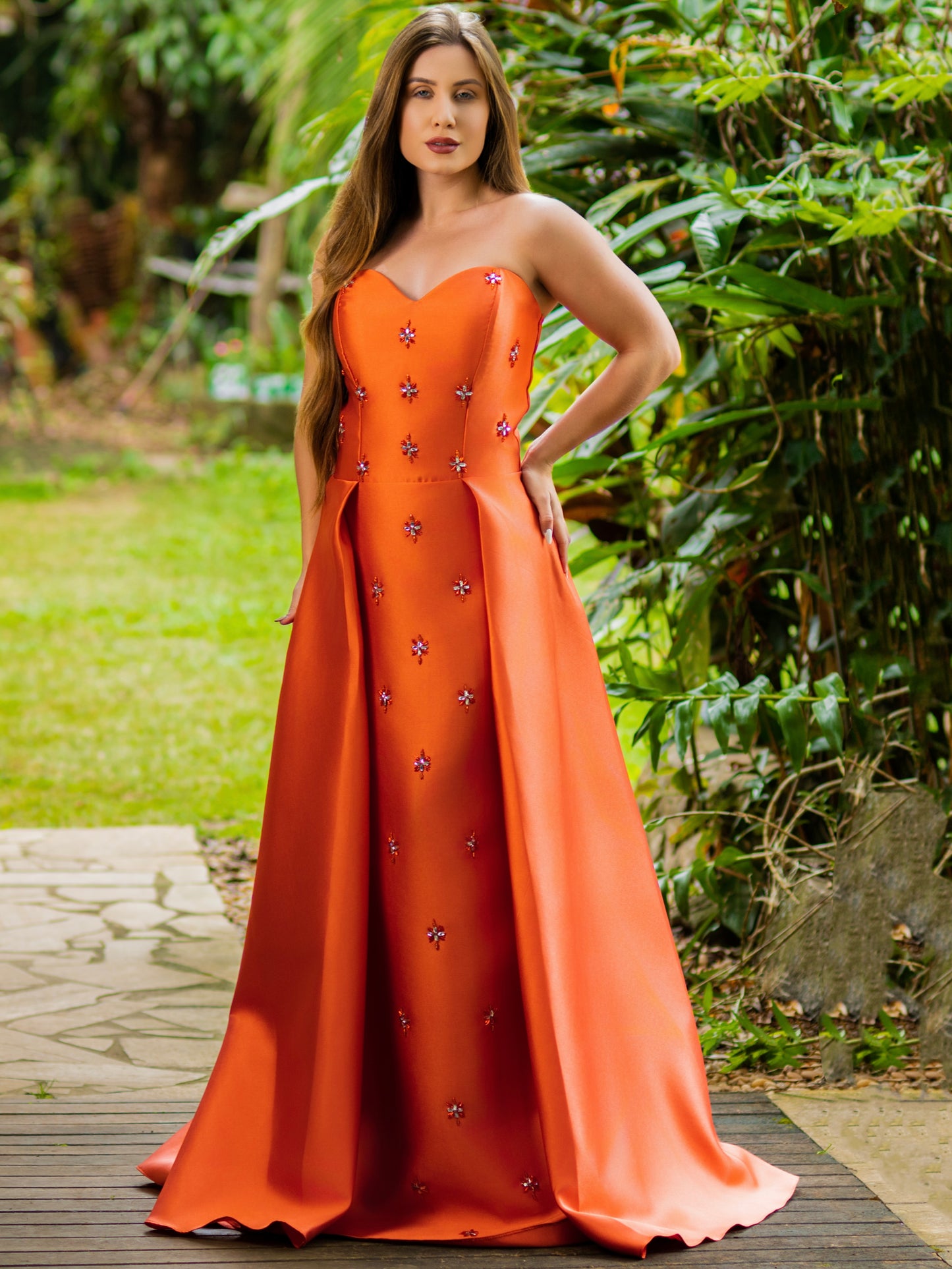 VESTIDO VIVIAN - Laranja
