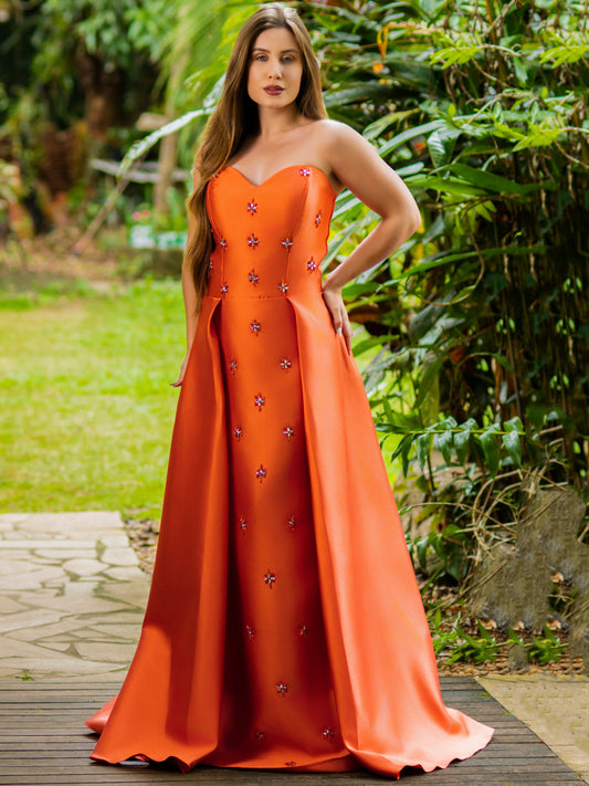 VESTIDO VIVIAN - Laranja