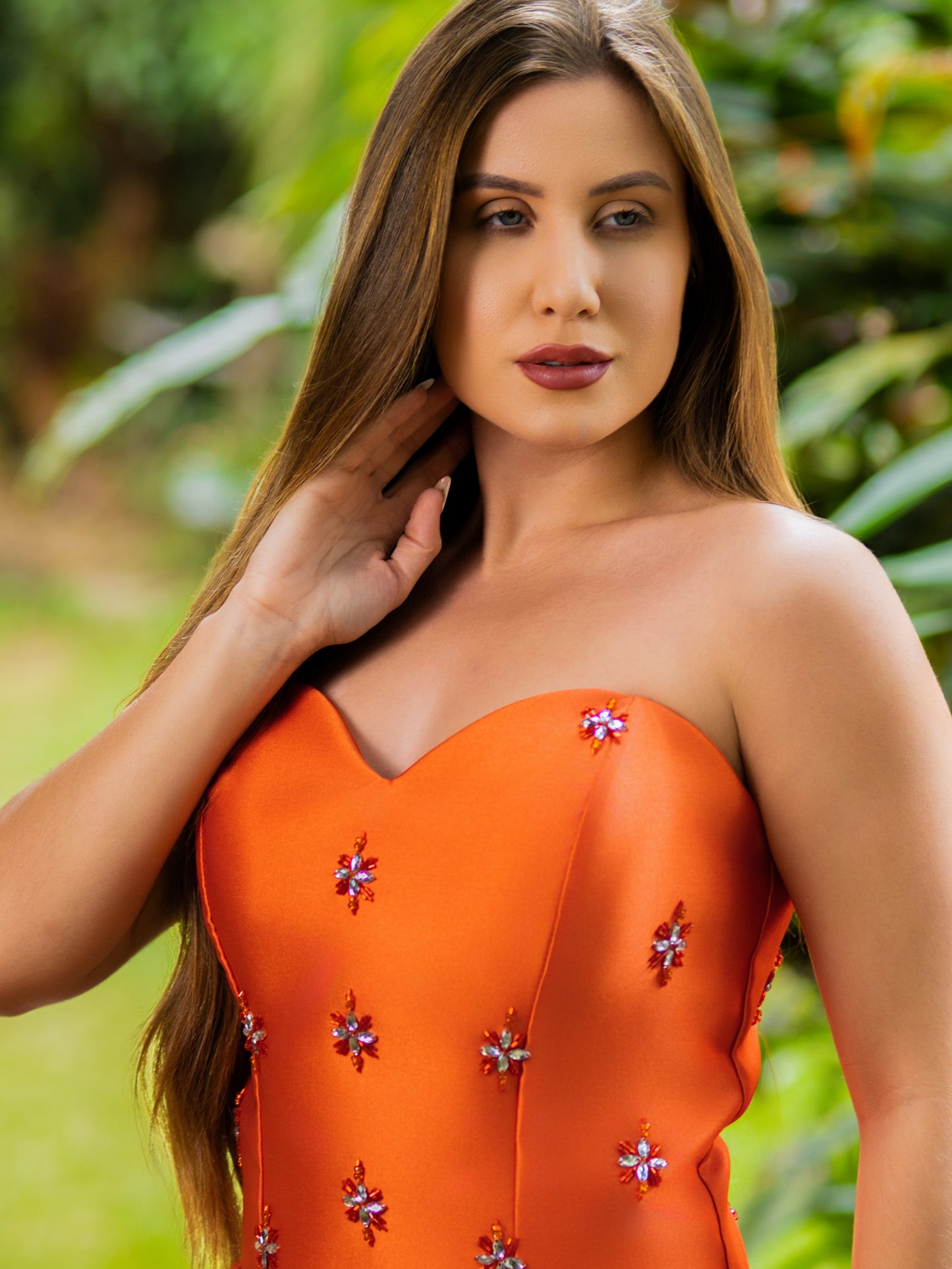 VESTIDO VIVIAN - Laranja