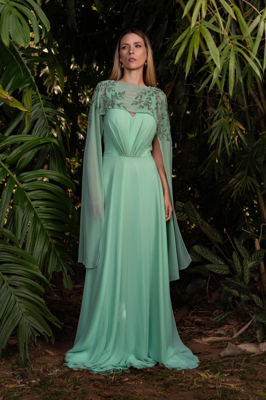 VESTIDO BEYNAC - Verde Menta