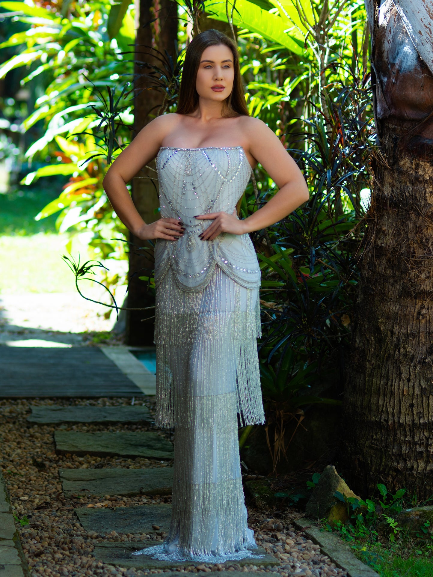 VESTIDO ANASTÁCIA - Prata