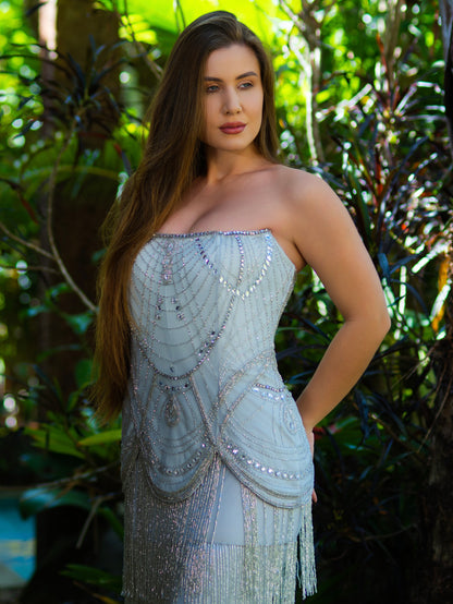 VESTIDO ANASTÁCIA - Prata
