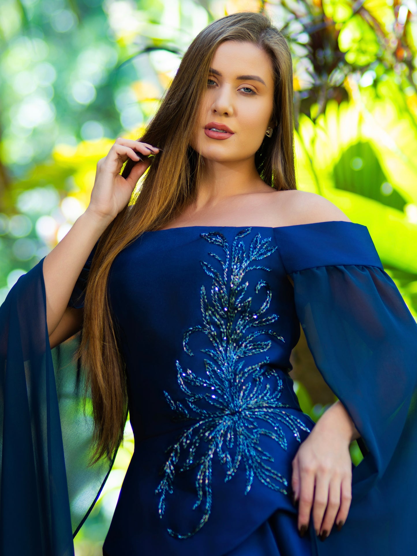 VESTIDO PENÉLOPE - Azul Marinho
