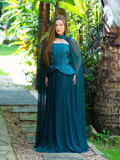 VESTIDO ARABELLA - Verde Esmeralda