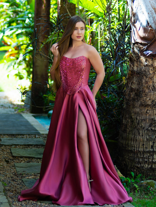 VESTIDO LUCCA - Rosa Canela