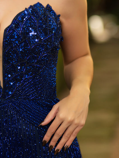 VESTIDO NAOMI - Azul Royal