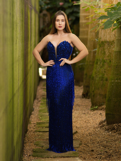 VESTIDO NAOMI - Azul Royal