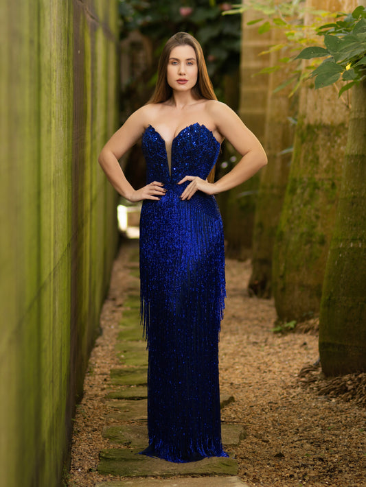 VESTIDO NAOMI - Azul Royal