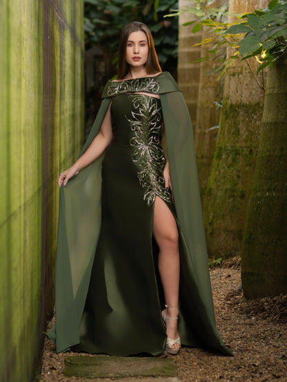 VESTIDO GENEBRA - Verde Oliva