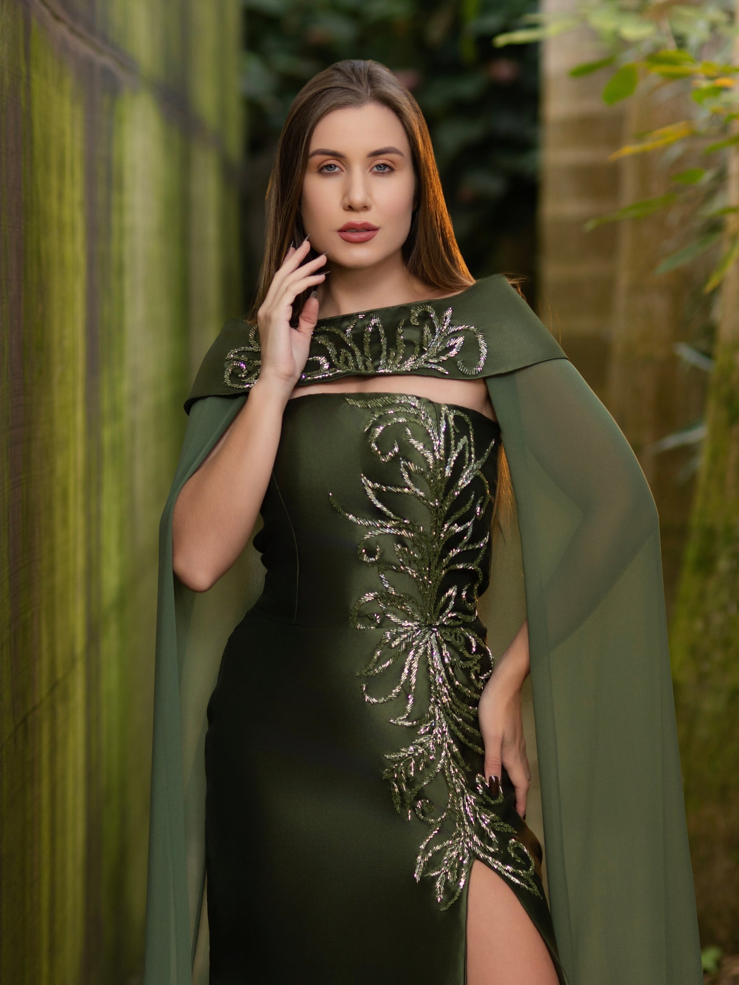 VESTIDO GENEBRA - Verde Oliva