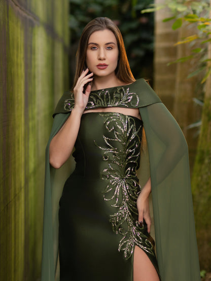 VESTIDO GENEBRA - Verde Oliva