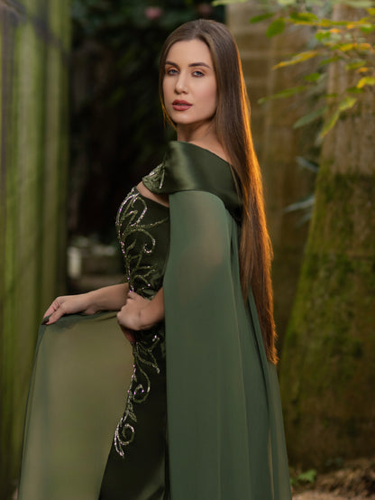 VESTIDO GENEBRA - Verde Oliva
