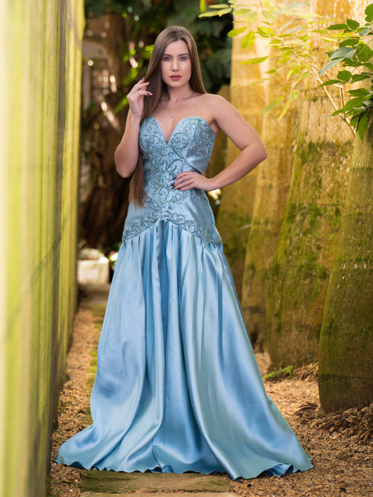 VESTIDO LIGIA - Azul Serenity
