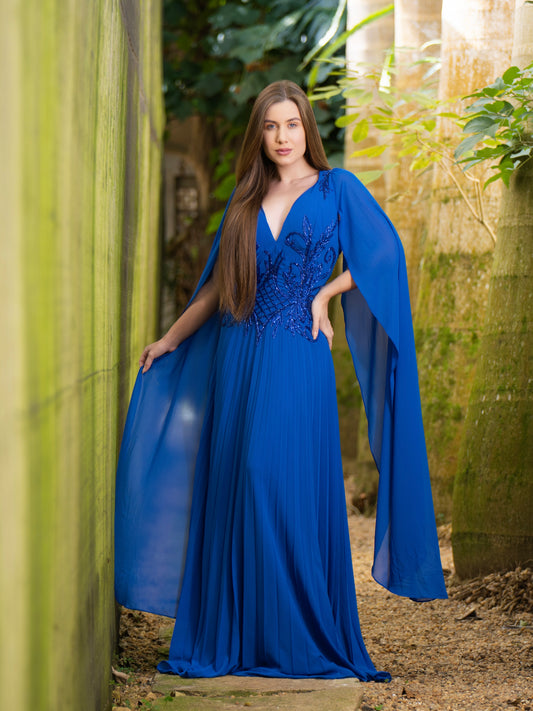 VESTIDO VALENTINA - Azul Royal