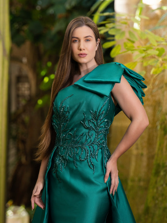 VESTIDO ISADORA - Verde Esmeralda