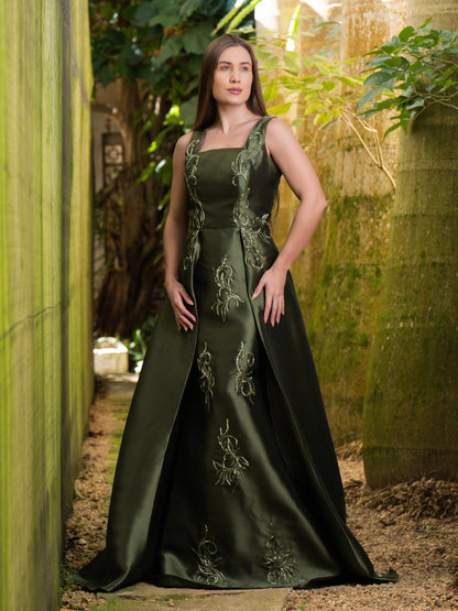 VESTIDO CECÍLIA - Verde Oliva