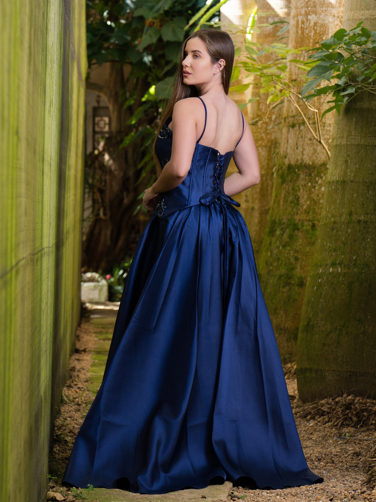 VESTIDO ALANA - Azul Marinho