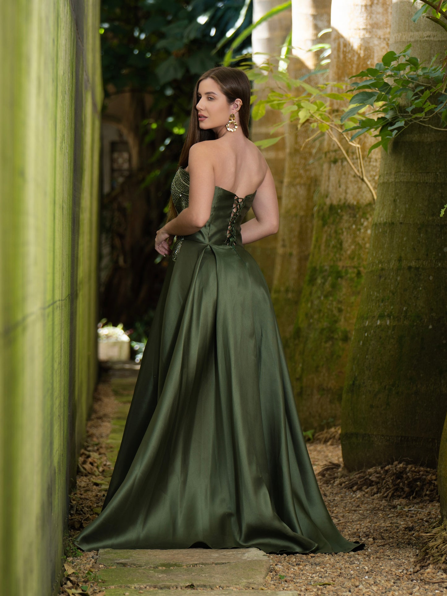 VESTIDO ATLANTA - Verde Oliva