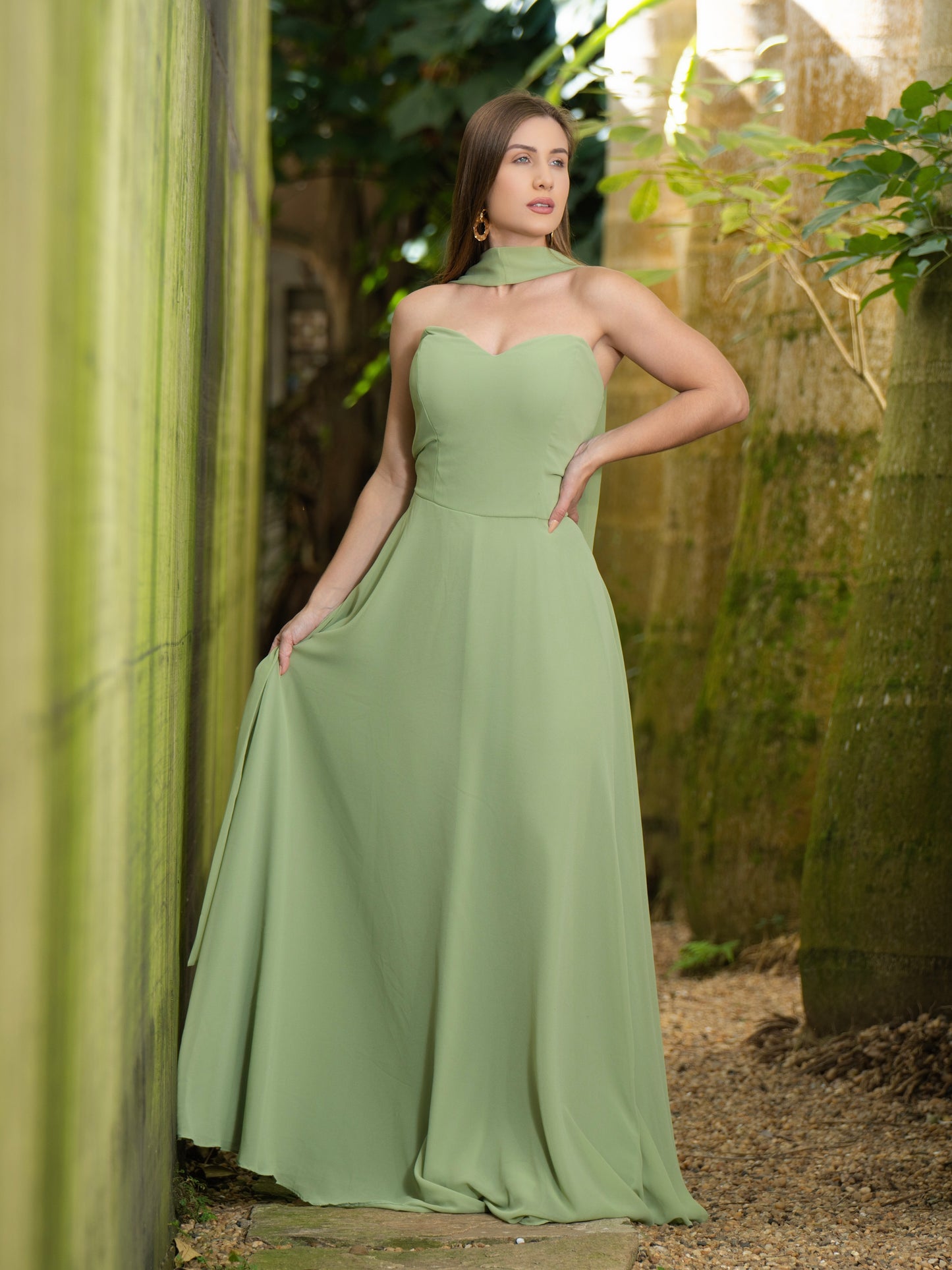 VESTIDO MELISSA - Verde Pistache