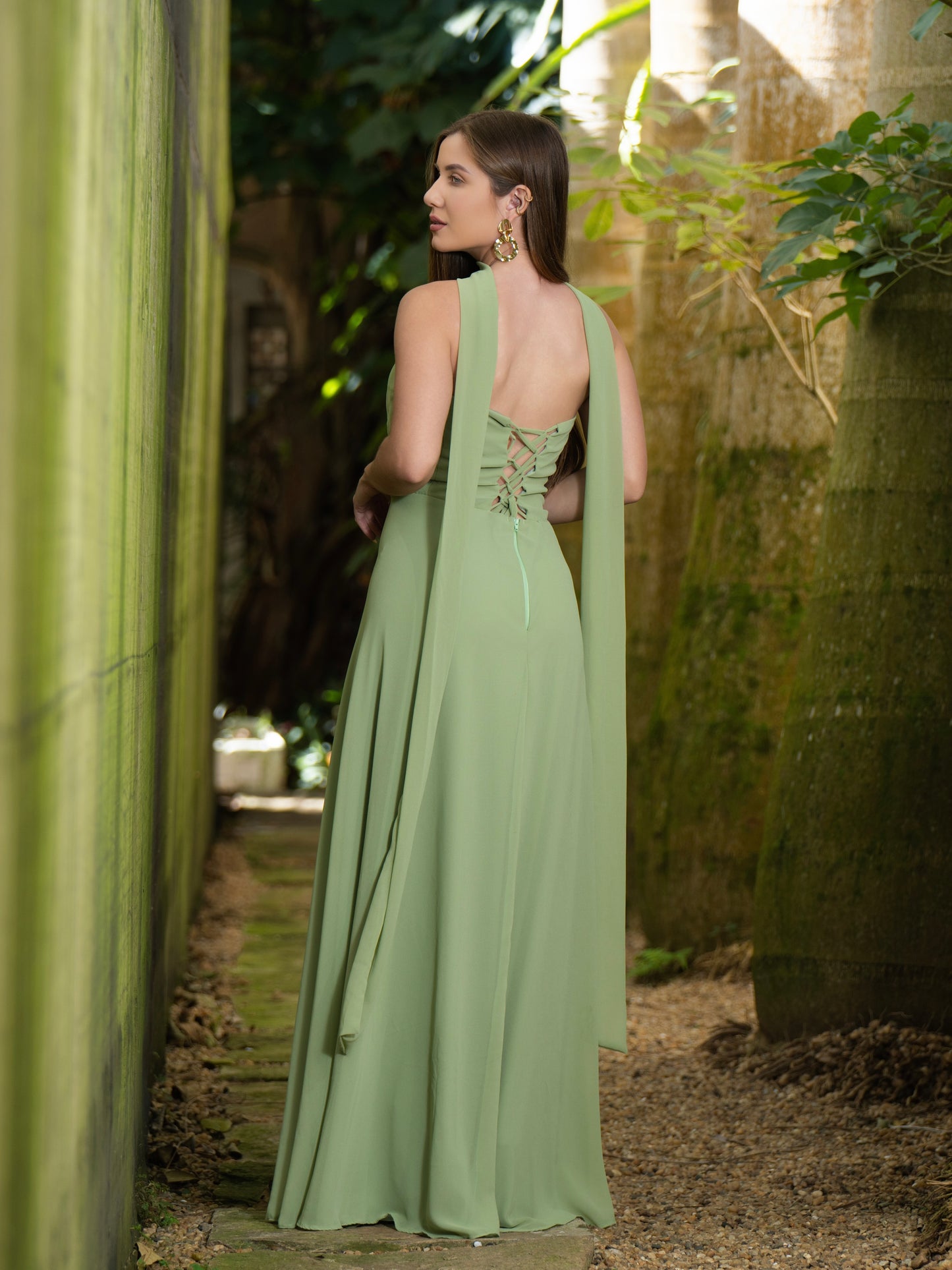 VESTIDO MELISSA - Verde Pistache