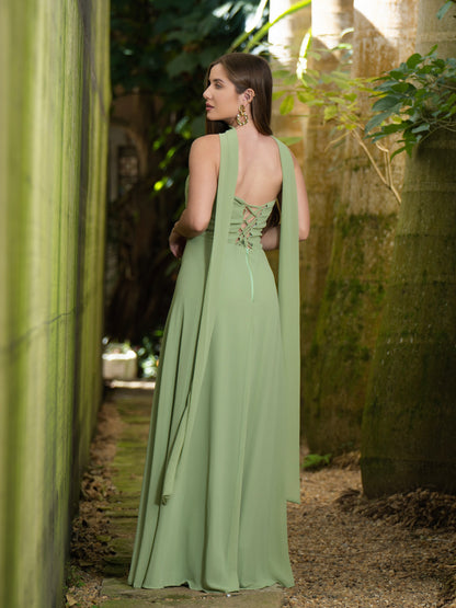 VESTIDO MELISSA - Verde Pistache