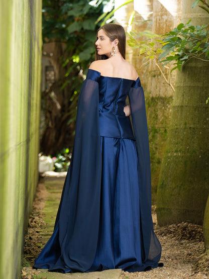 VESTIDO PENÉLOPE - Azul Marinho