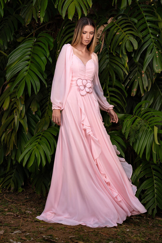 VESTIDO BEJA - Rosê