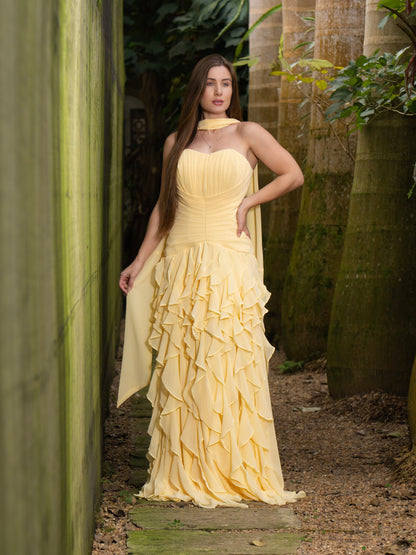 VESTIDO POSITANO - Amarelo
