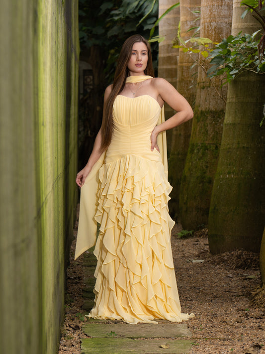VESTIDO POSITANO - Amarelo