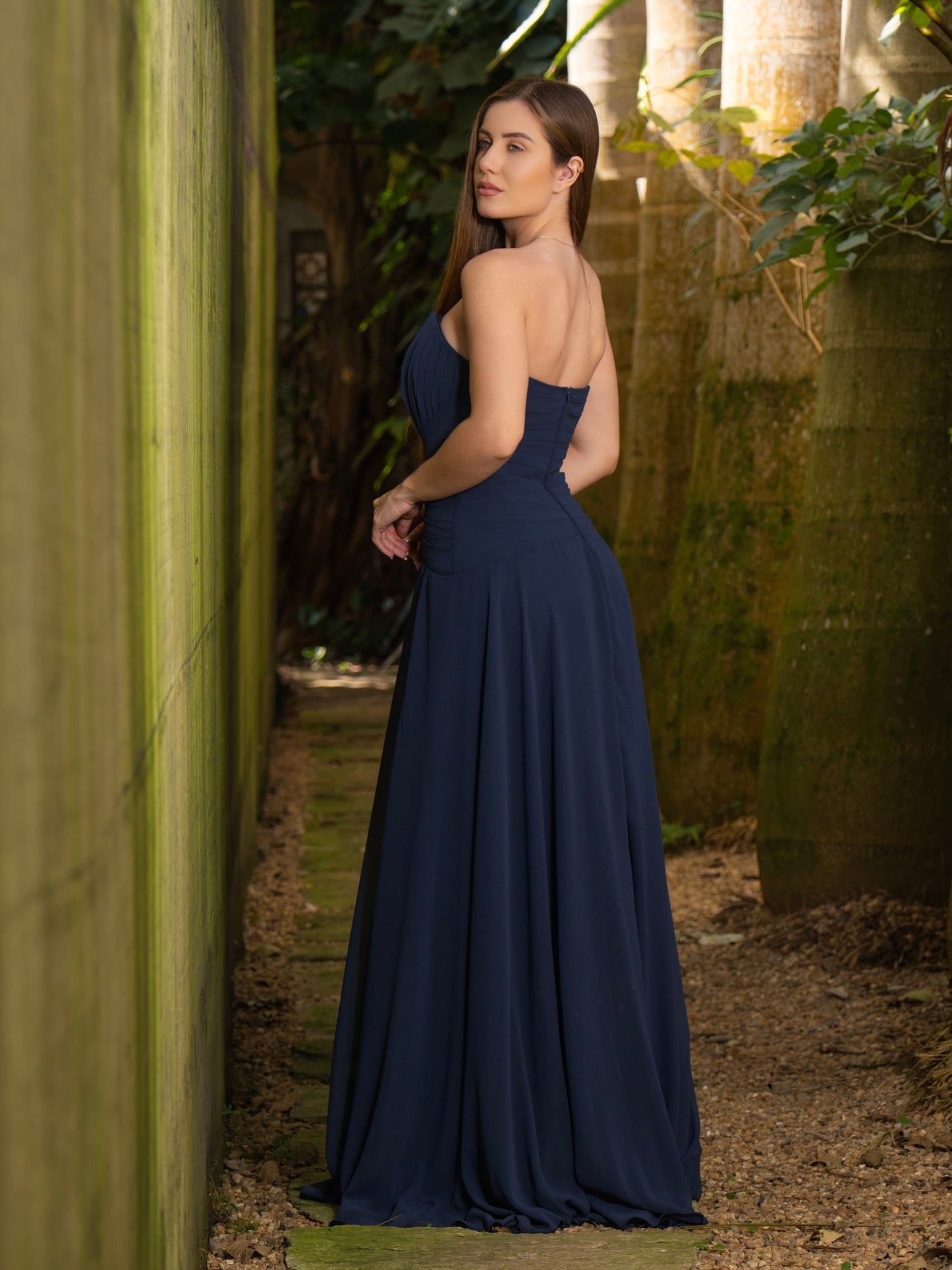 VESTIDO HELOÍSA - Azul Marinho