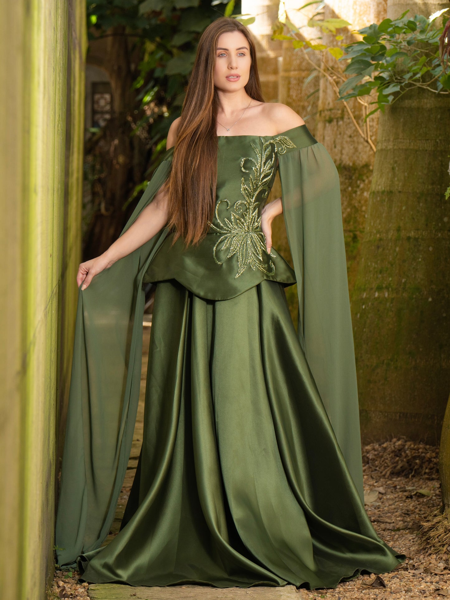 VESTIDO PENÉLOPE - Verde Oliva
