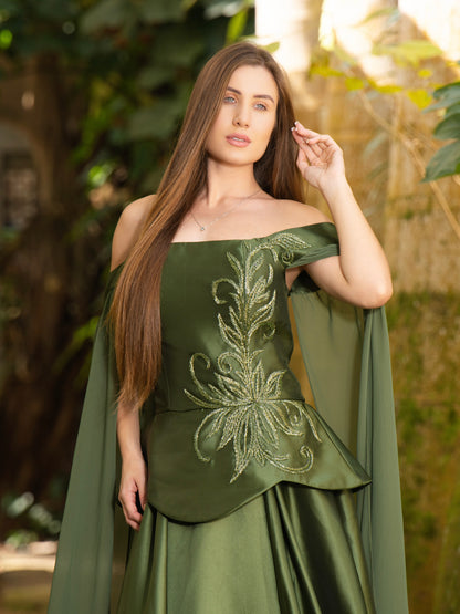 VESTIDO PENÉLOPE - Verde Oliva
