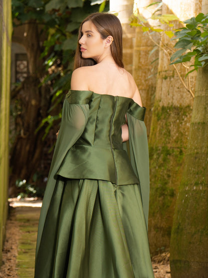 VESTIDO PENÉLOPE - Verde Oliva