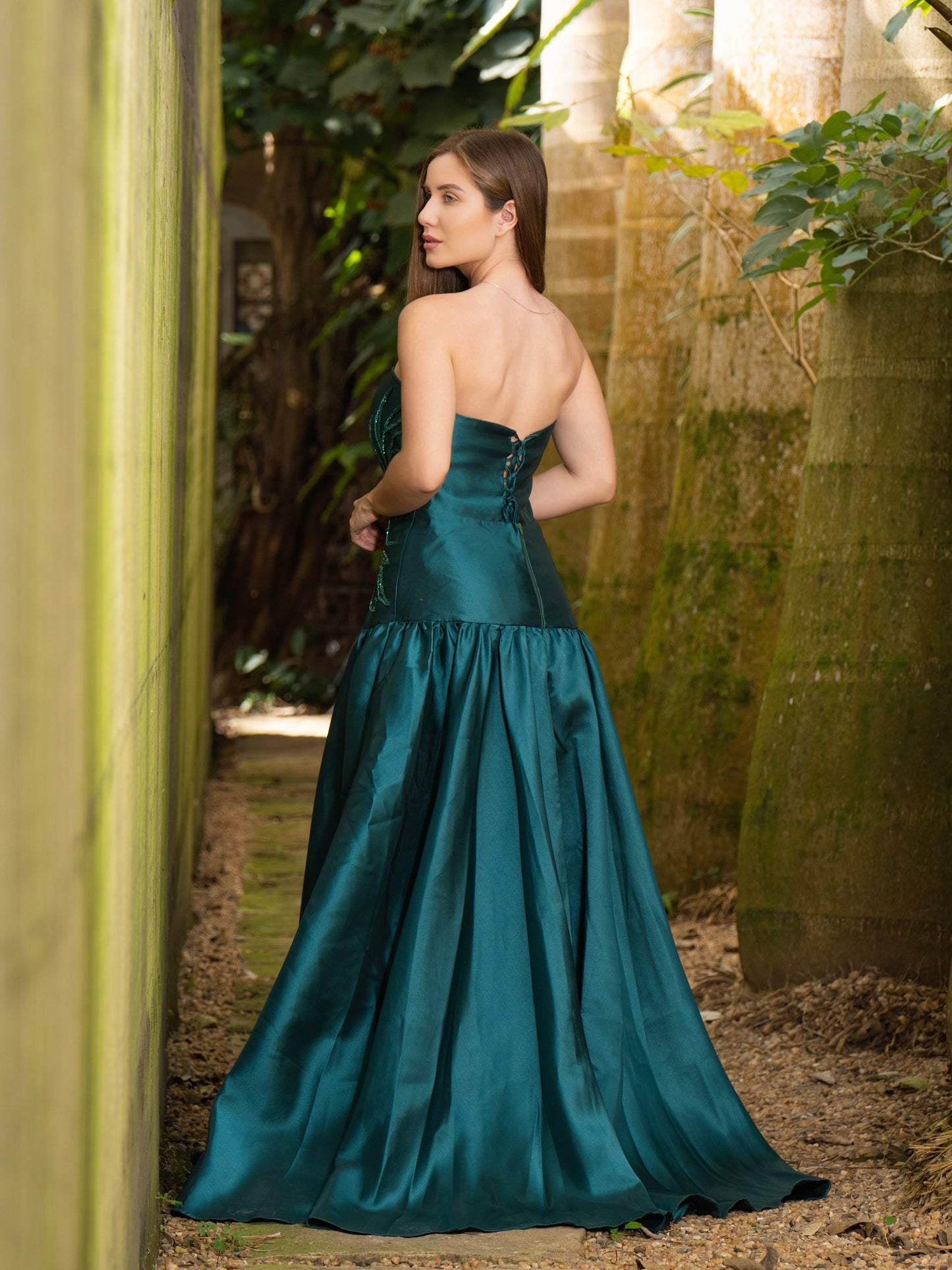 VESTIDO LÍVIA - Verde Esmeralda