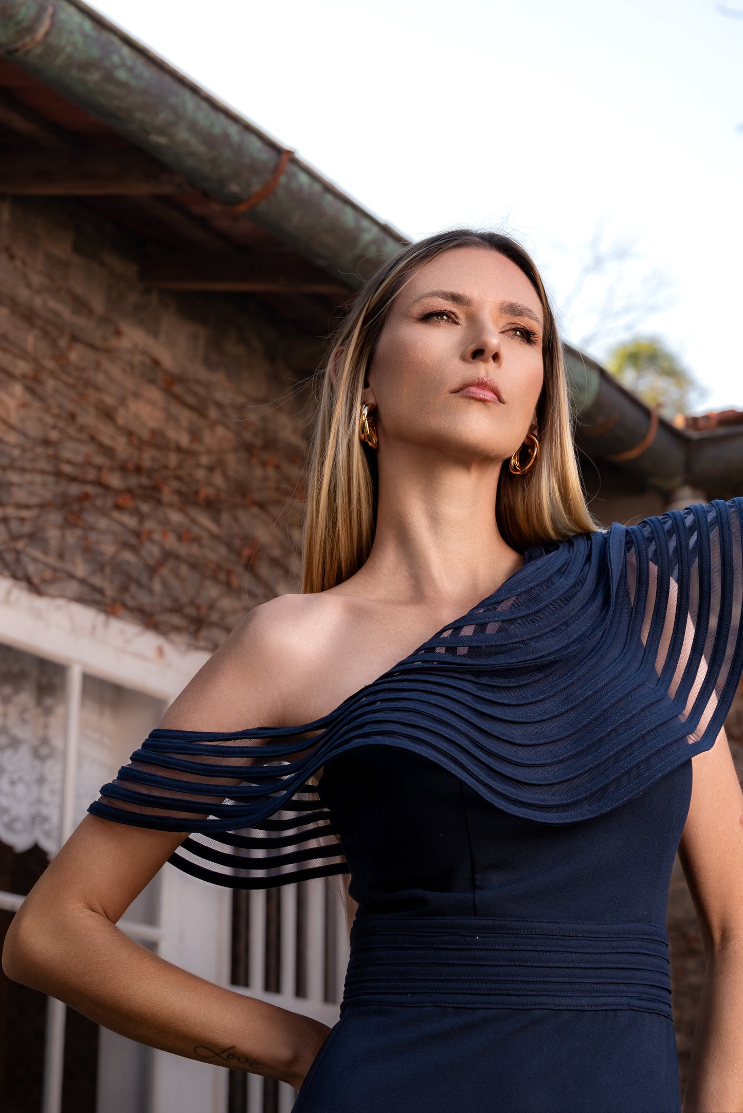 VESTIDO CÓRDOBA - Azul Marinho